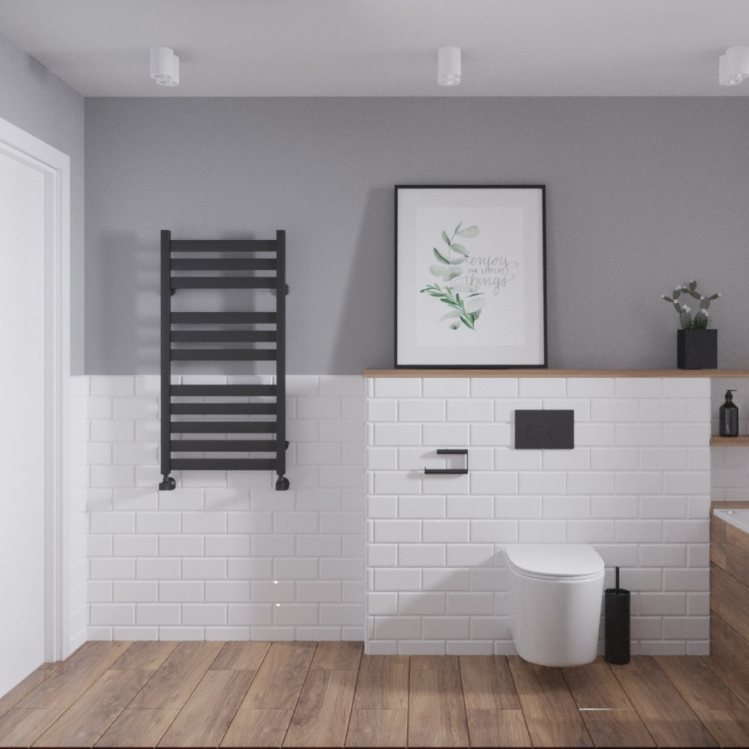 Półka na zabudowie kartonowo-gipsowej na stelażu podtynkowym na podwieszaną misję WC